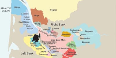 Ձախ նեցուկ Բորդո քարտեզի վրա